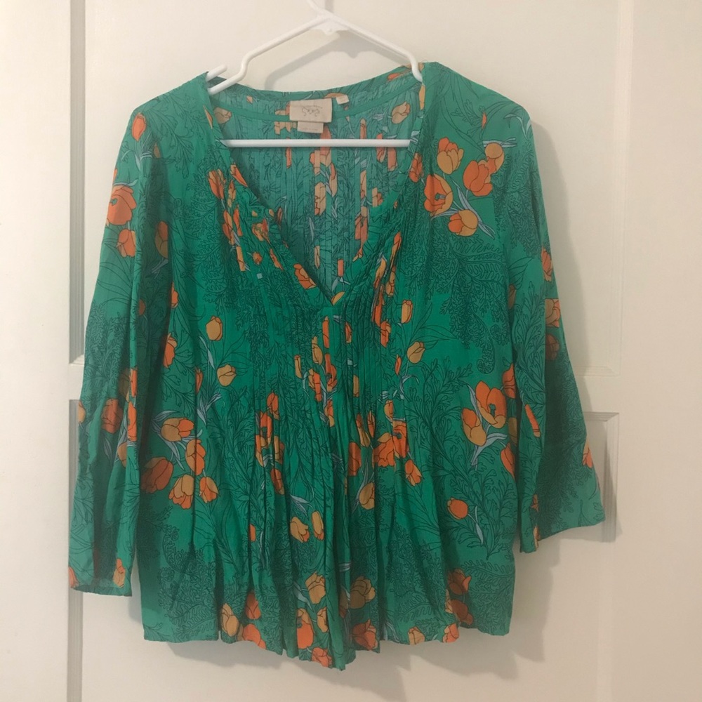 Anthropologie long sleeve shirt
